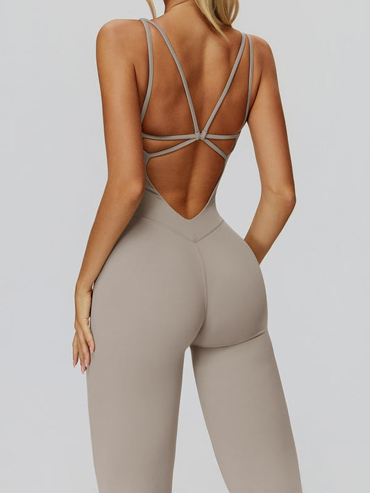 BUYCO Female Cross Back Jumpsuit