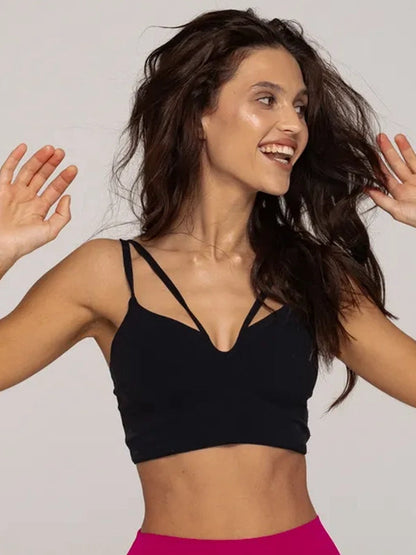 BUYCO Female V Collar Sports Bras